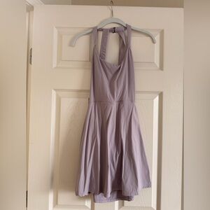 Halara twist back Halter Dress purple